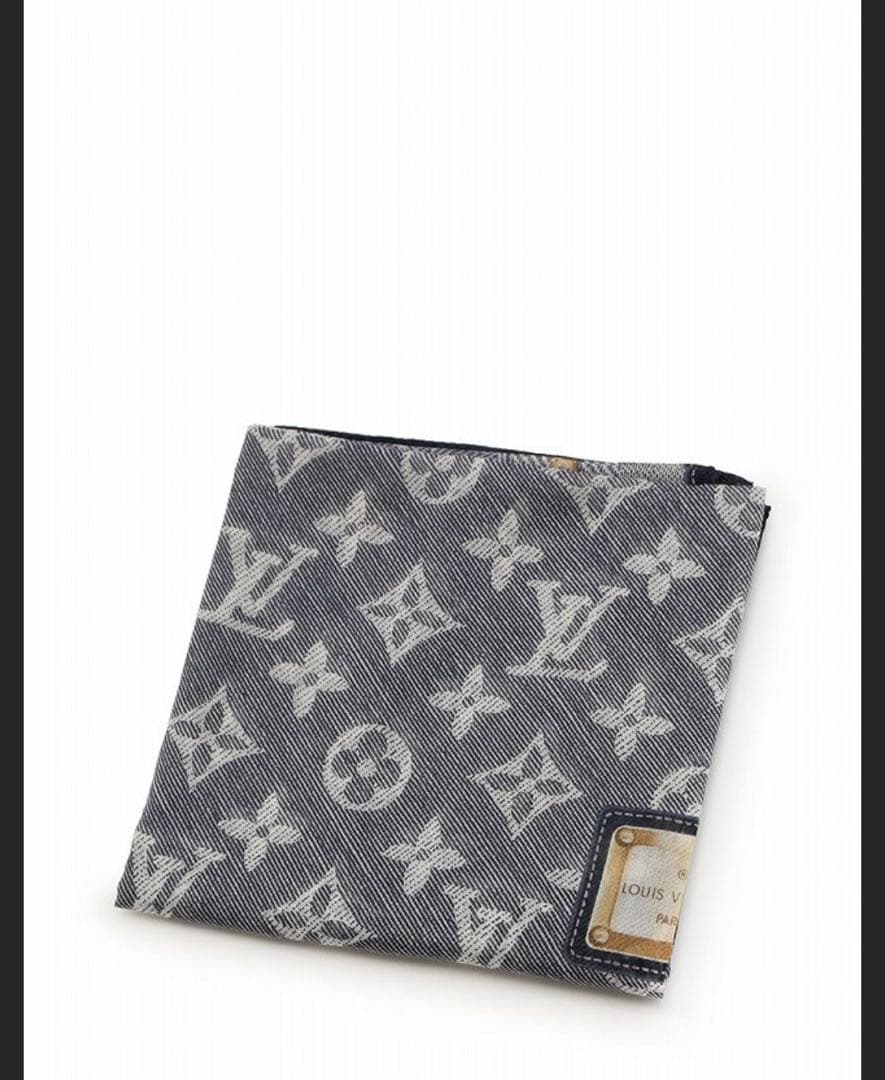 Louis Vuitton モノグラム ハンカチ グレー