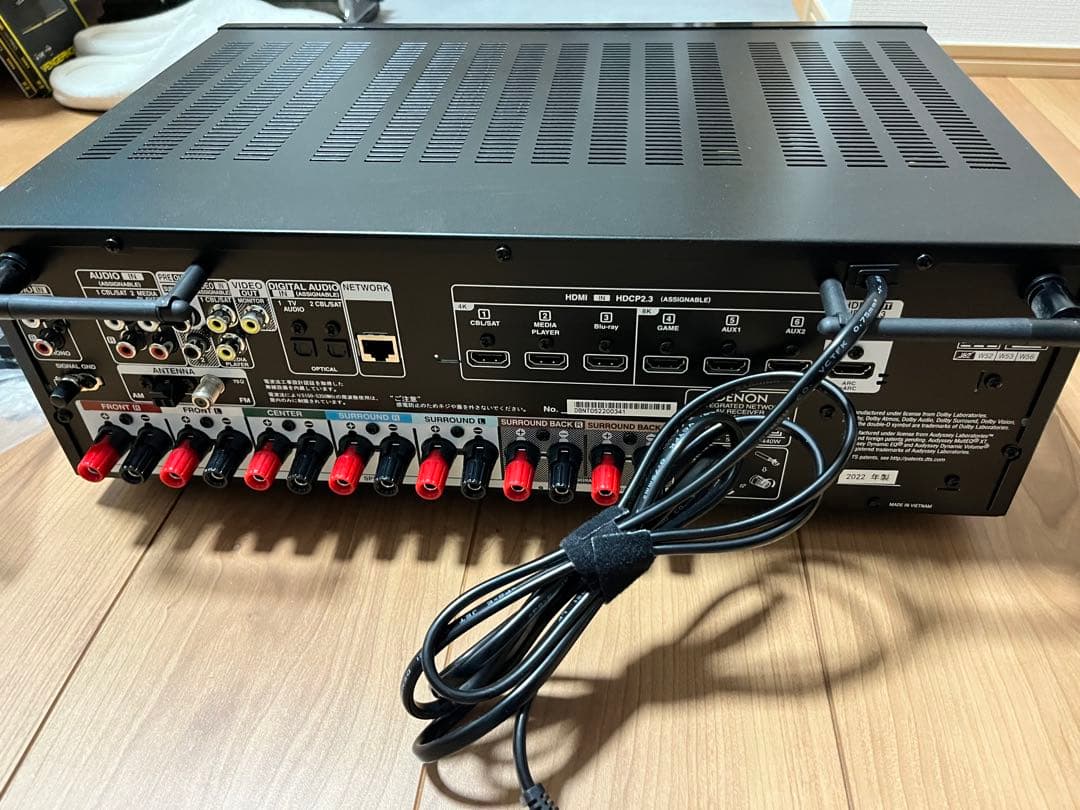 【美品・使用半年】DENON AVR-1700H HDMI2.1 / 8K対応