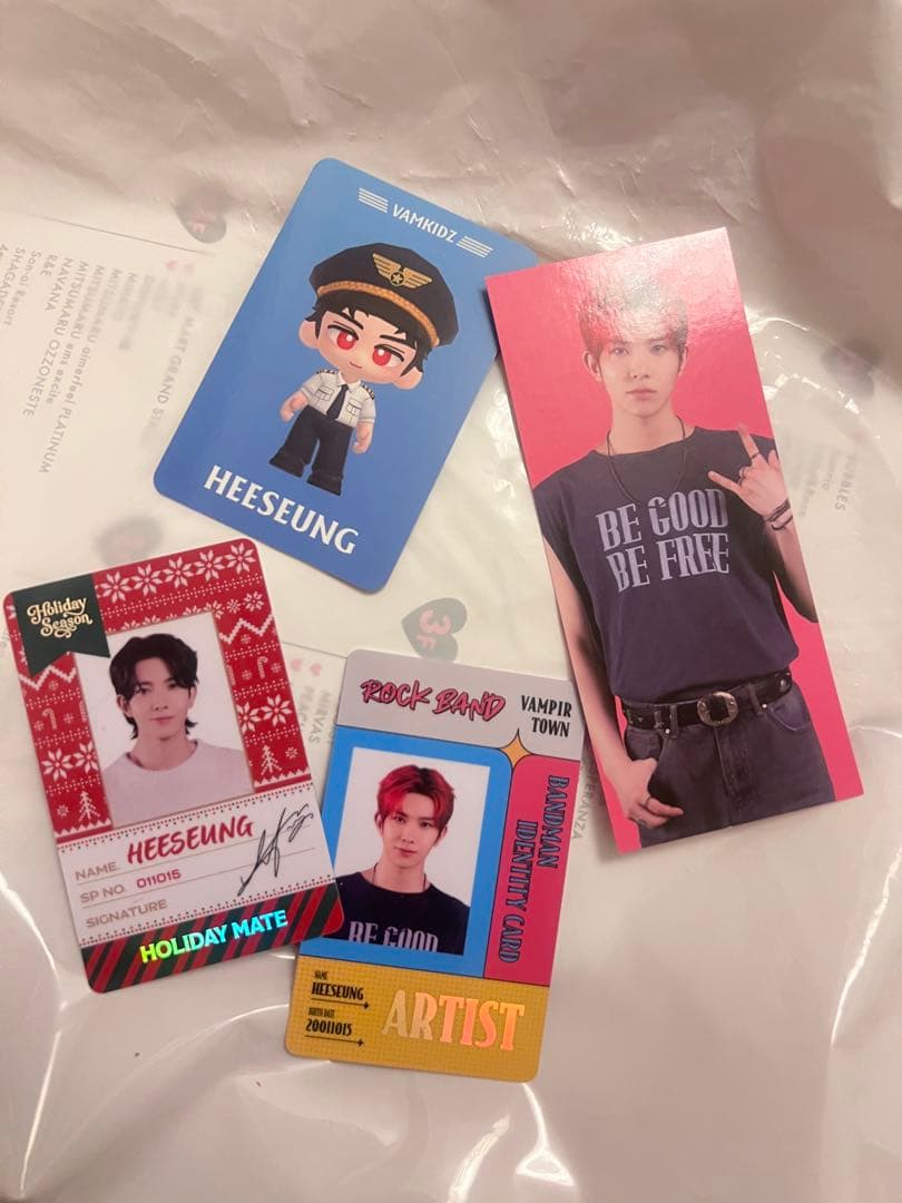 Enhypen world ポップアップ スペシャルトレカ ヒスン※QR未使用