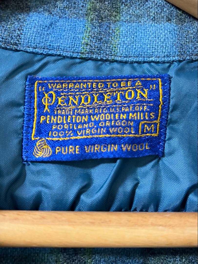 【希少・美品】60s PENDLETON ボードシャツ シャドーチェック