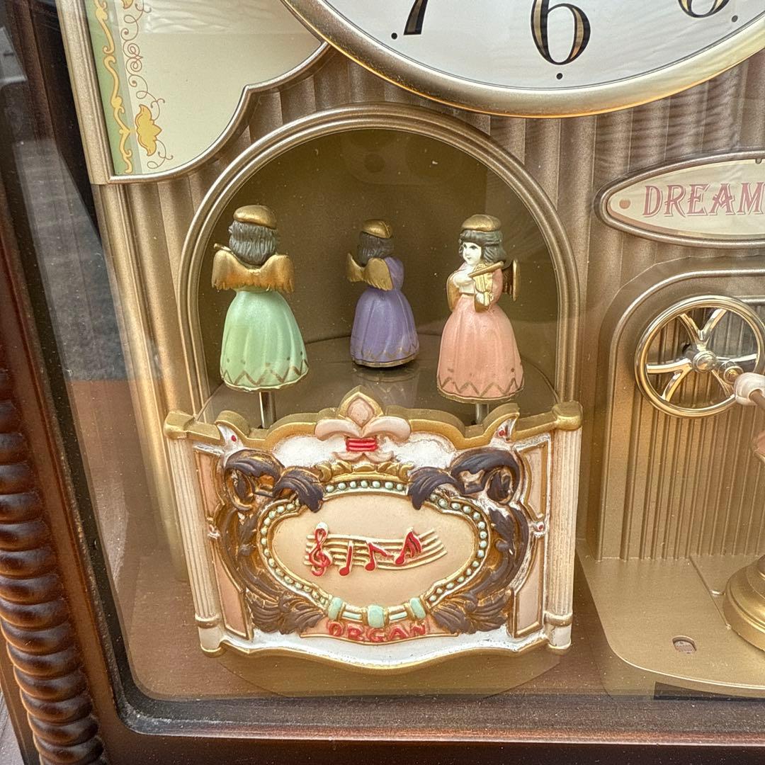 ヴィンテージ　希少　セイコードリーム時計、セイコーからくり時計