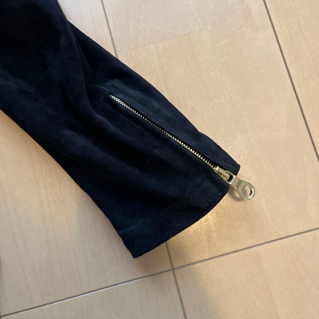 CINQUANTA （チンクアンタ） スウェードレザー シングル ライダース