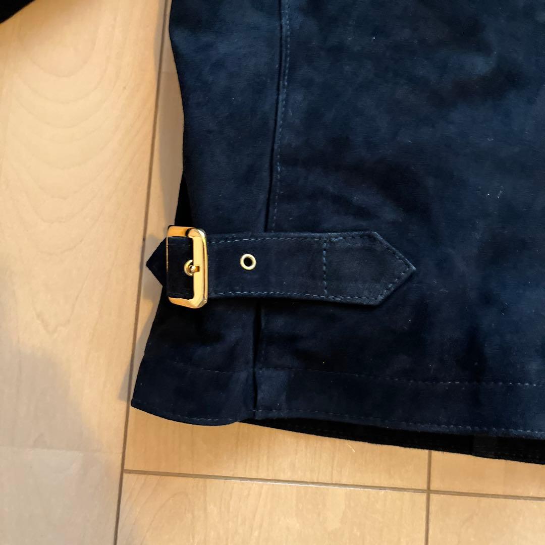 CINQUANTA （チンクアンタ） スウェードレザー シングル ライダース