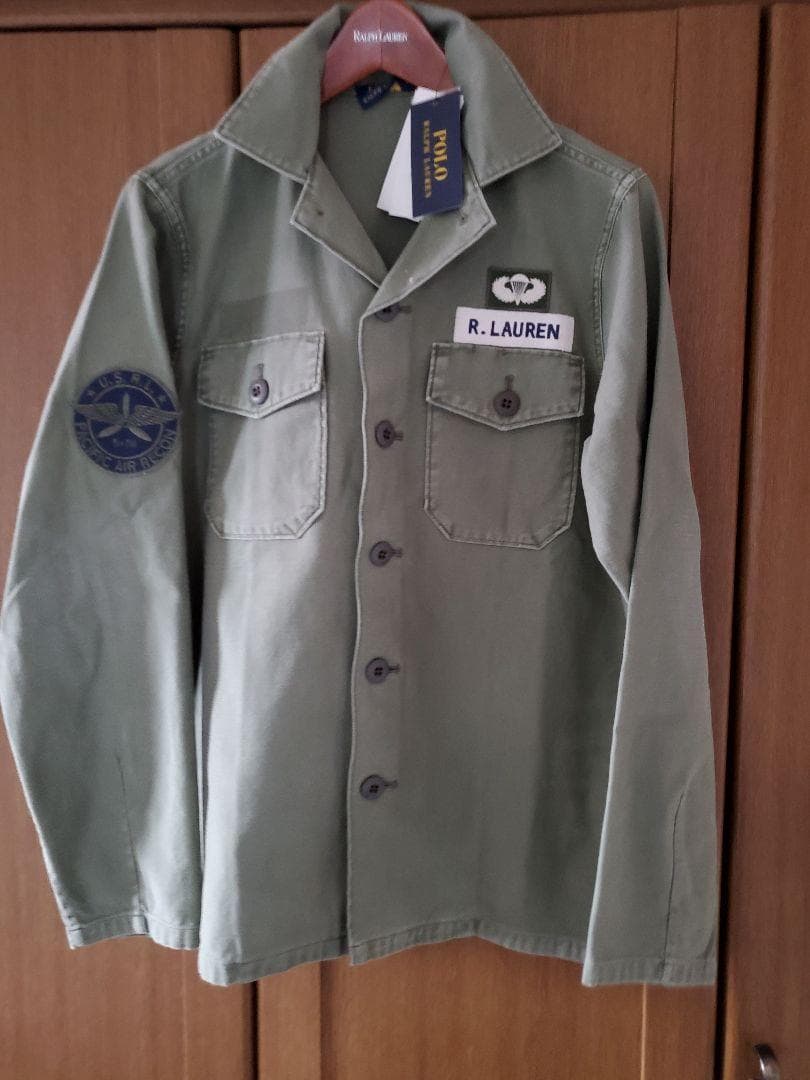 ラルフローレン　未使用タグ付き　ミリタリージャケット　身幅５０