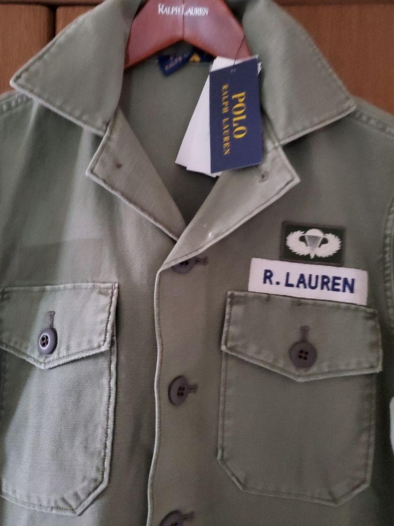 ラルフローレン　未使用タグ付き　ミリタリージャケット　身幅５０