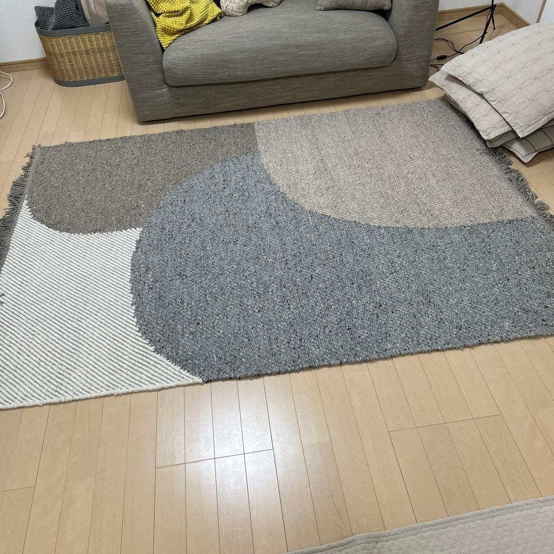 LINIE DESIGN ラグ　約140✖️210 幾何学模様