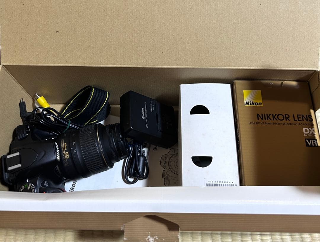 Nikon D3200 ダブルズームキット ブラック