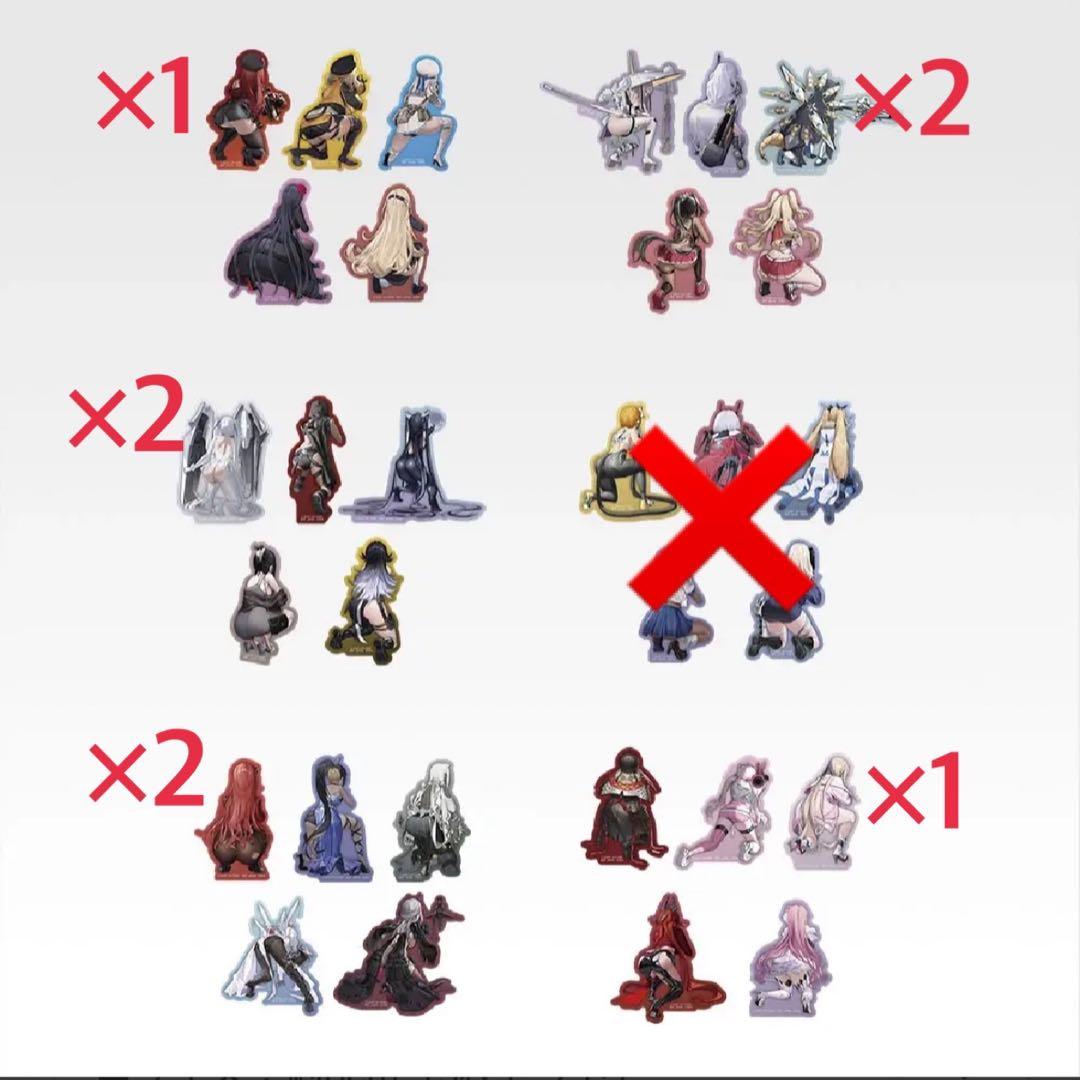 ニケ 一番くじ 勝利の女神 NIKKE　A賞 ラピ　B賞 シンデレラ　下位賞多数