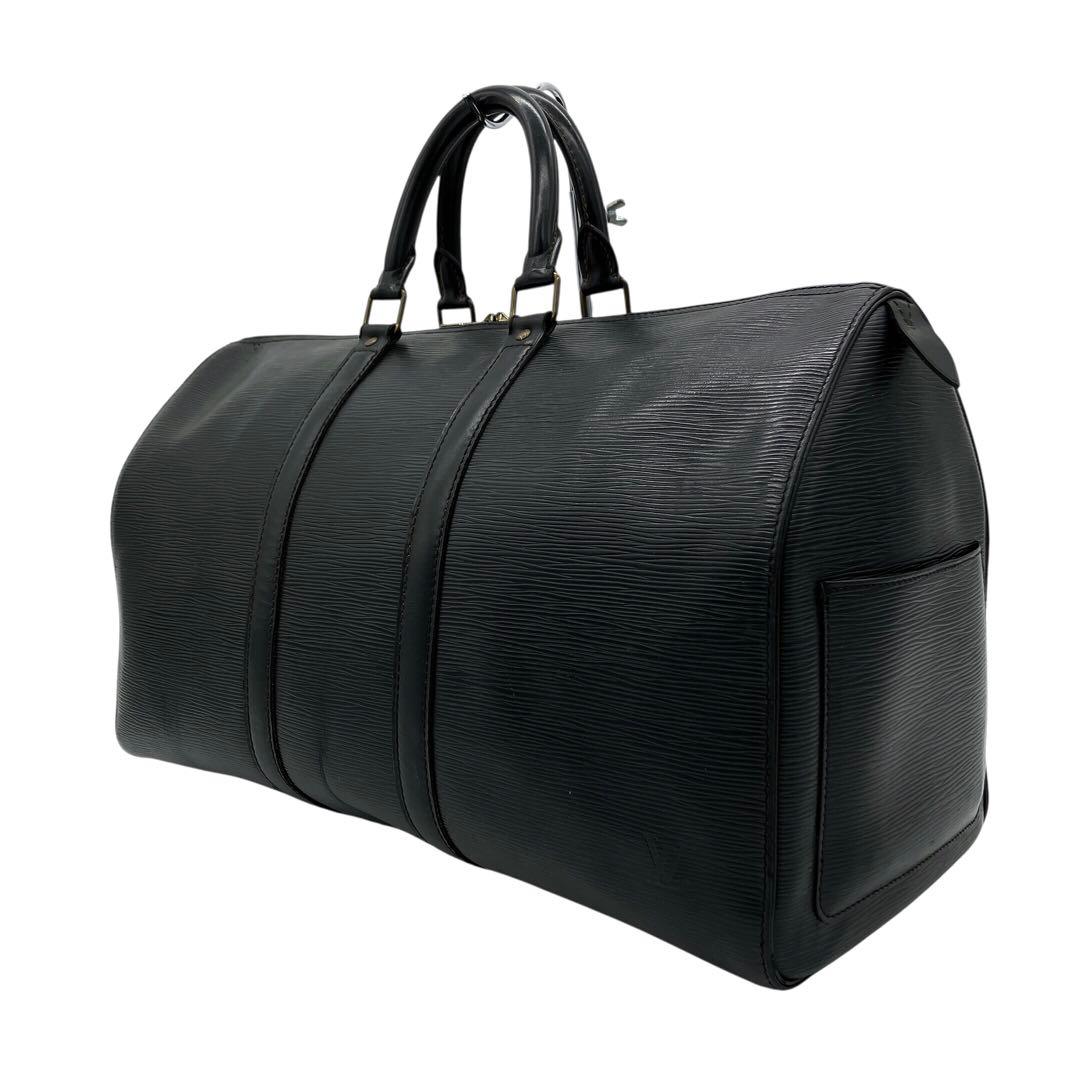 【LOUIS VUITTON】キーポル45 エピ　ボストンバッグ　ブラック.
