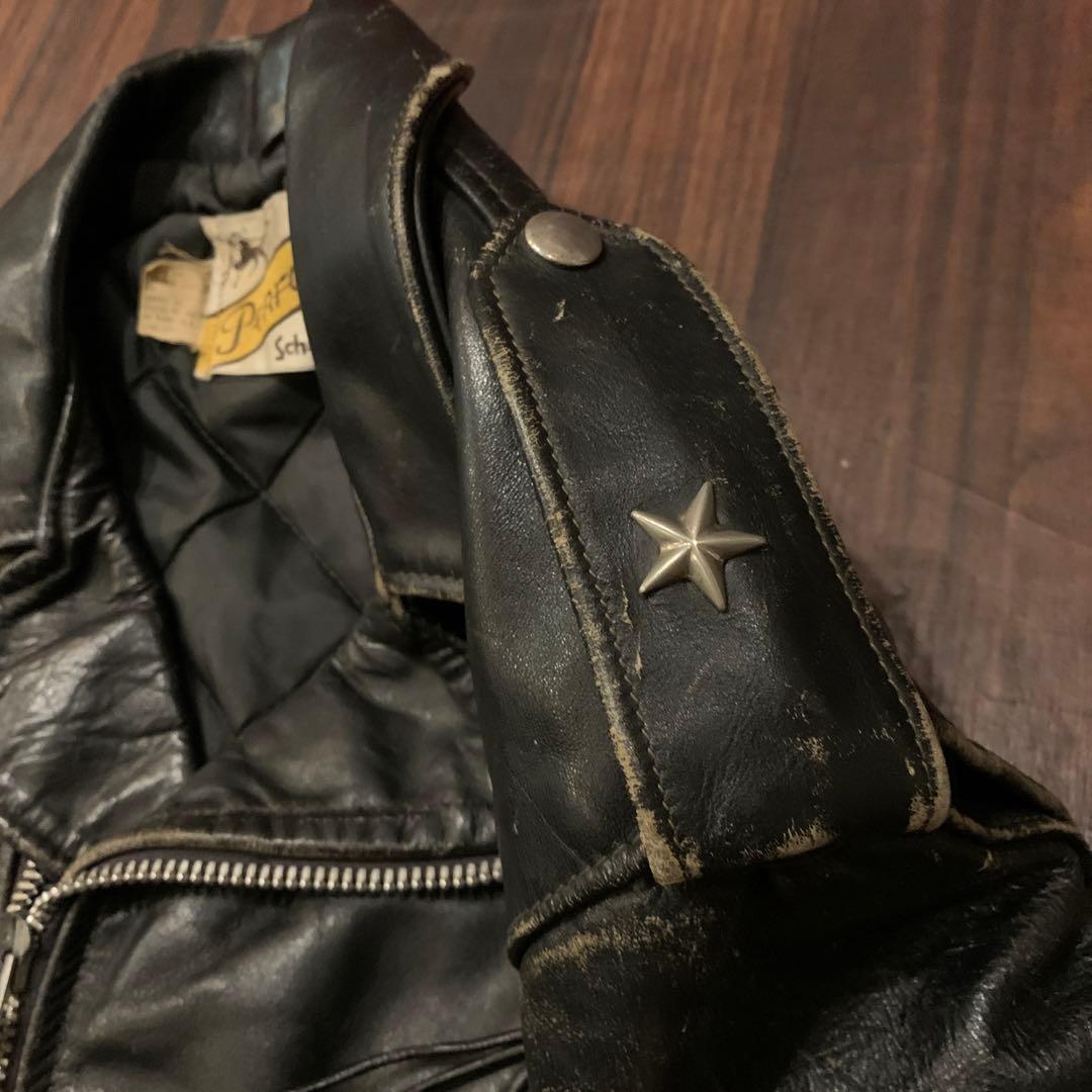 古着70' Schott Bros牛タグPerpectoライダース42ワンスター
