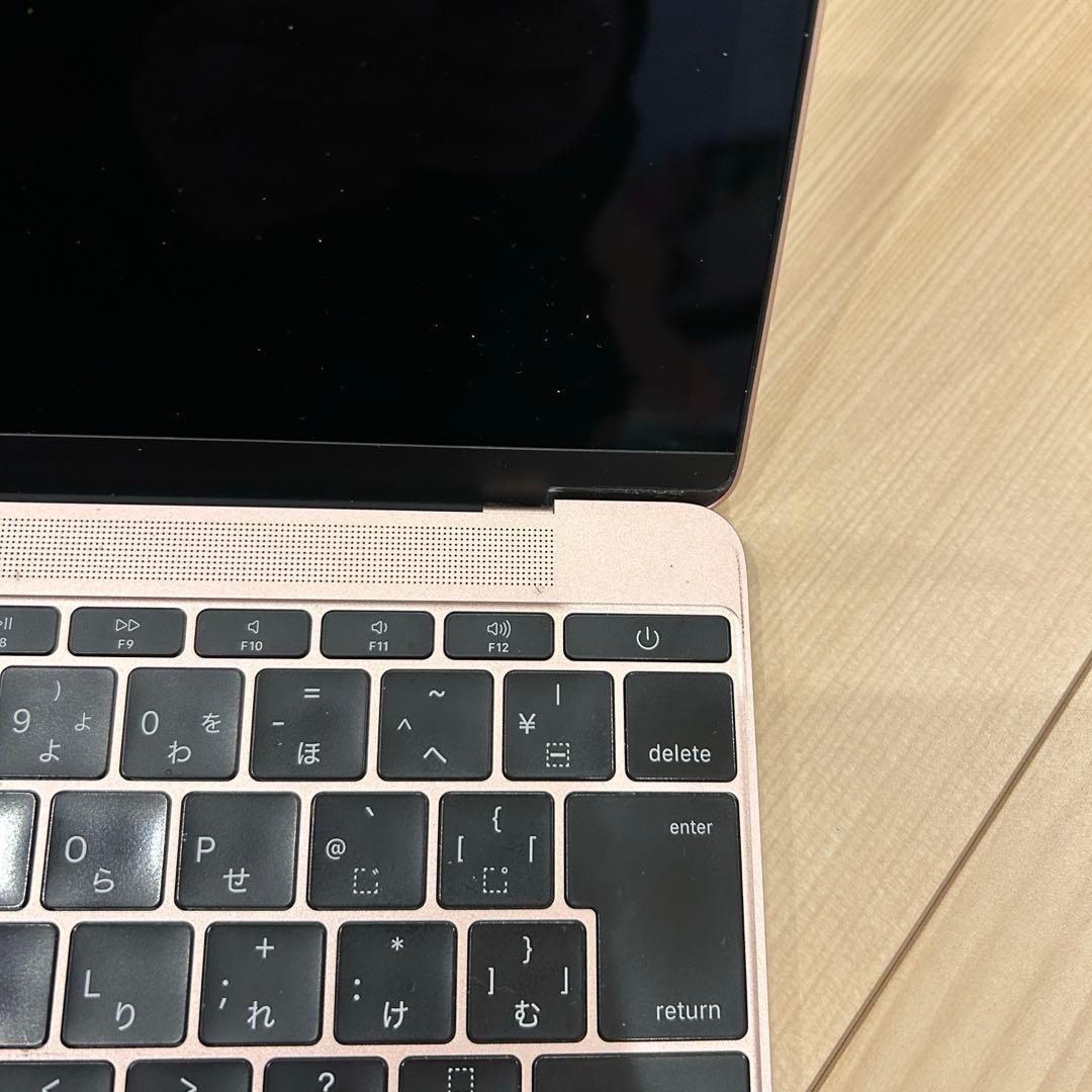 値下げ中！ジャンク品 Apple MacBook ローズゴールド 本体