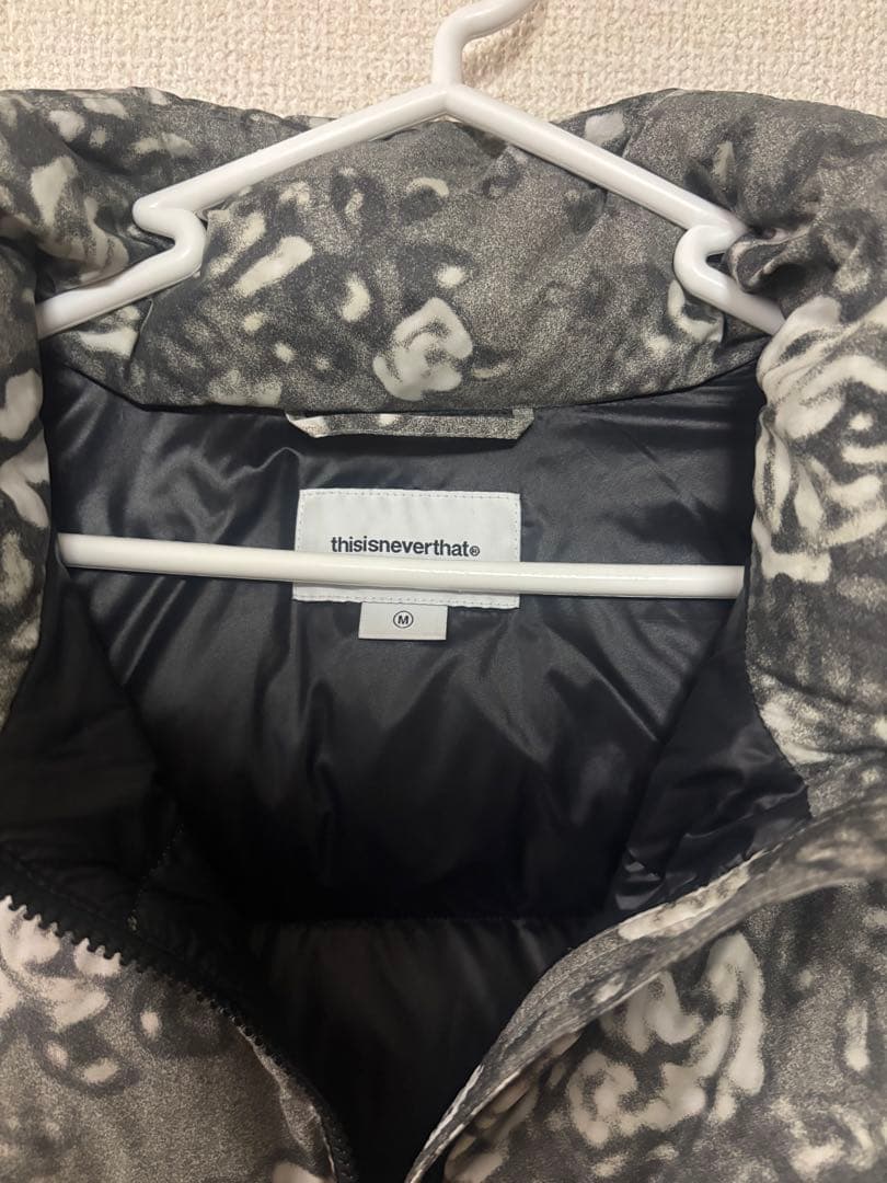 thisisneverthat 花柄ダウンジャケット M