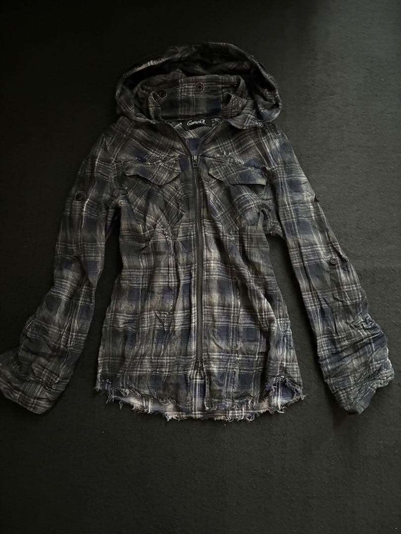 トップス cavaria damage shirt 00s y2k archive