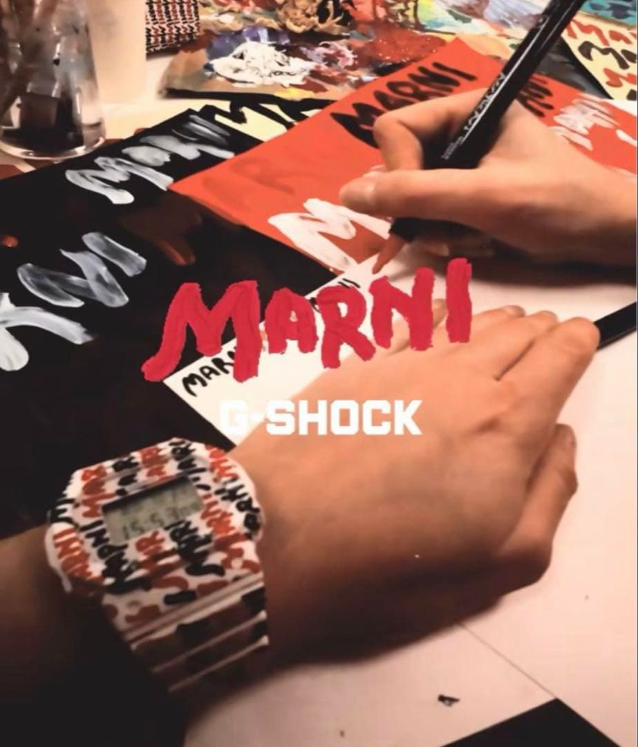 G-SHOCK MARNI コラボ 限定腕時計　名古屋ラシック購入レシート有