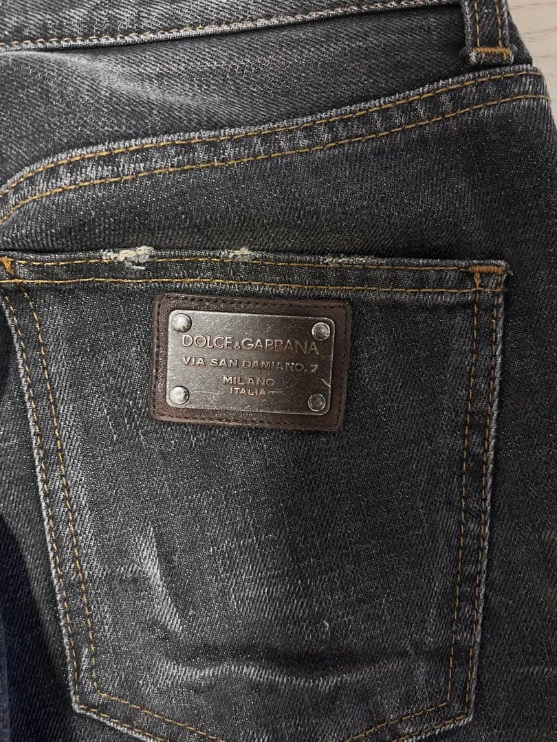 “Dolce & Gabbana” Straight Black Denim