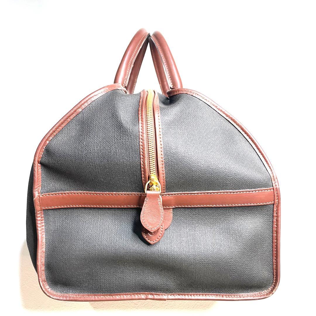 『Dunhill』 ダンヒル ボストンバッグ 旅行用バッグ ブラック ブラウン