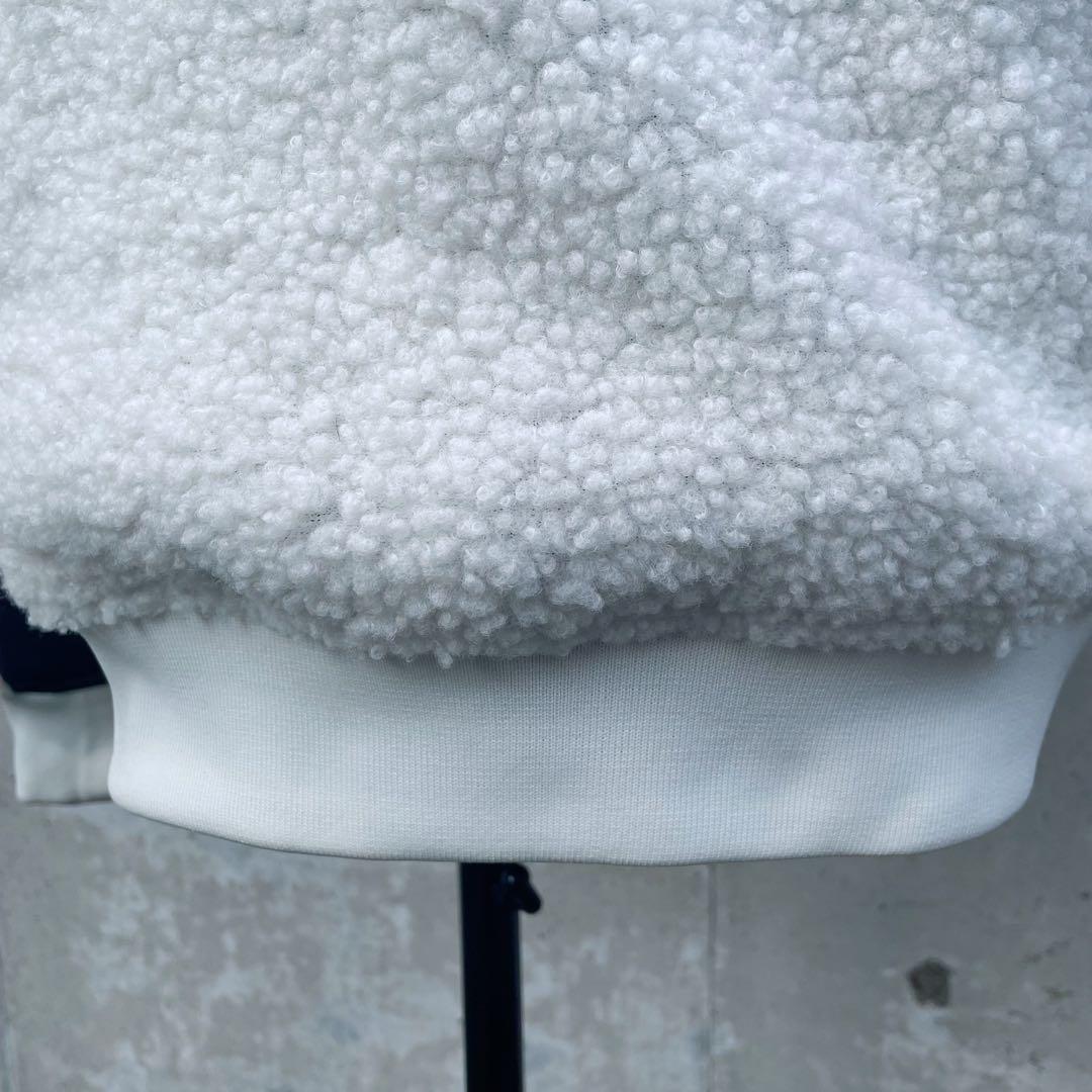 Jack Bunny 中綿リバーシブル ネイビー × 白 ブルゾン メンズ