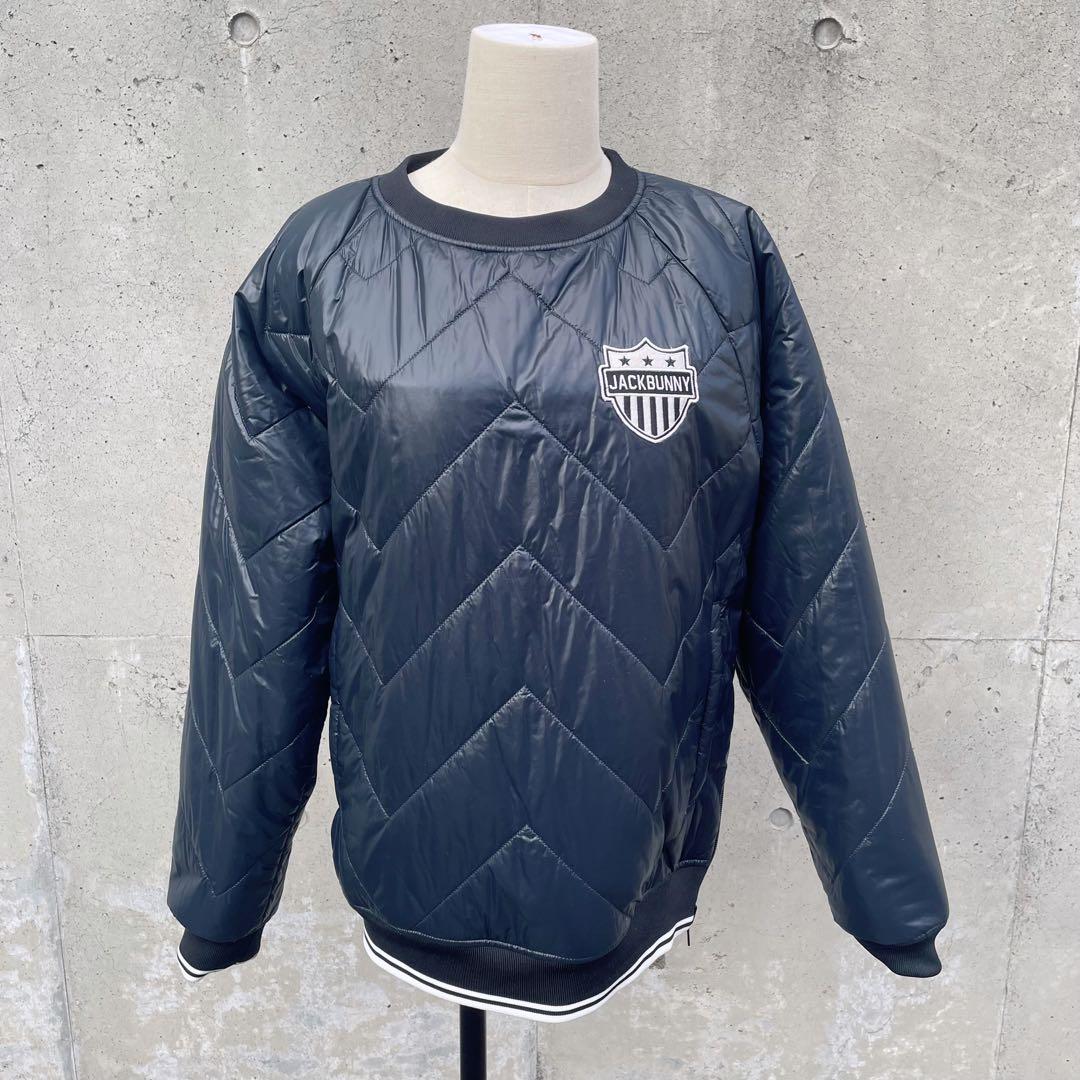 Jack Bunny 中綿リバーシブル ネイビー × 白 ブルゾン メンズ