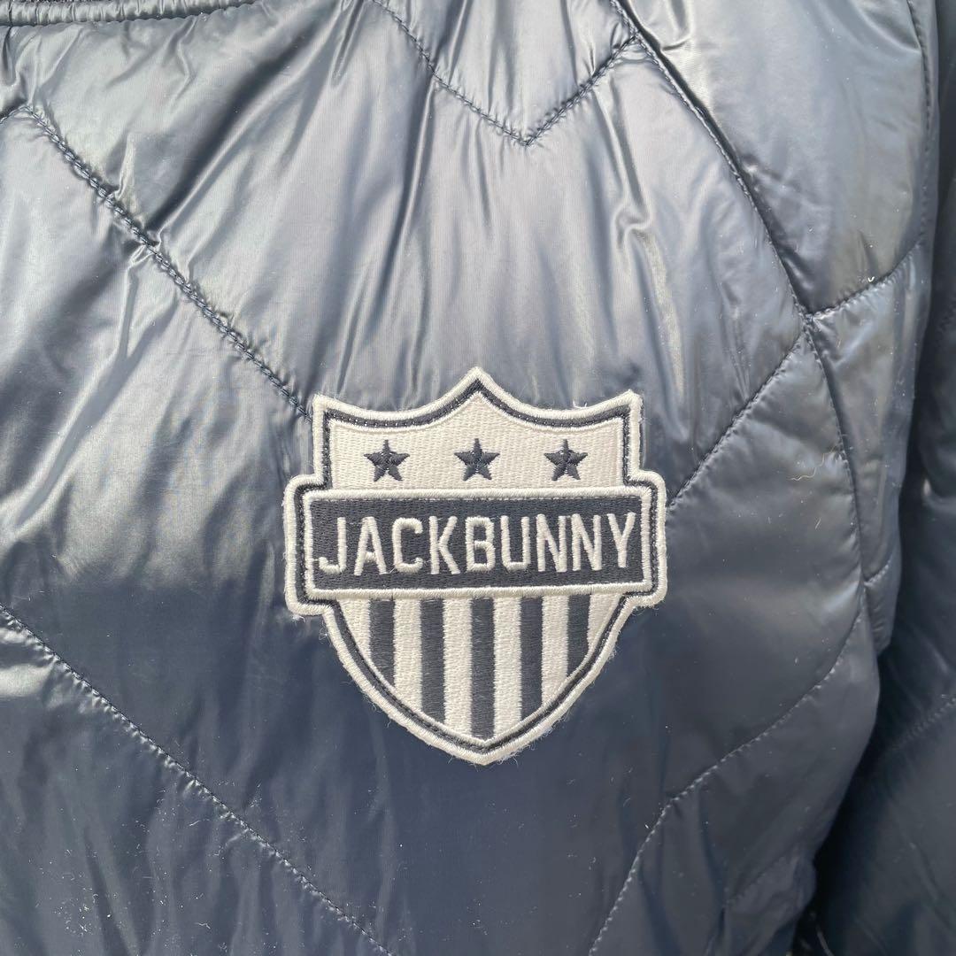 Jack Bunny 中綿リバーシブル ネイビー × 白 ブルゾン メンズ