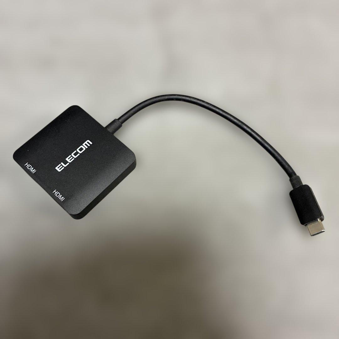 エレコム USB Type-C(TM) - HDMI(R)変換アダプター 2ポー