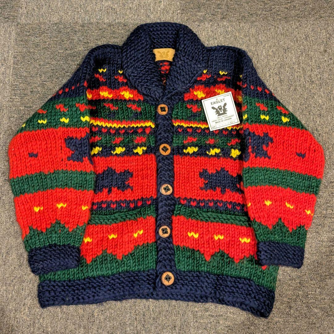 【新品/未使用】本場カナダ輸入/カウチングセーター・アウター46サイズ