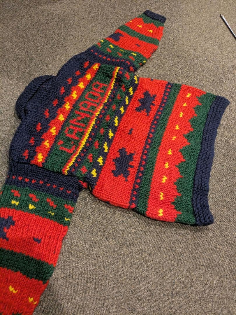 【新品/未使用】本場カナダ輸入/カウチングセーター・アウター46サイズ