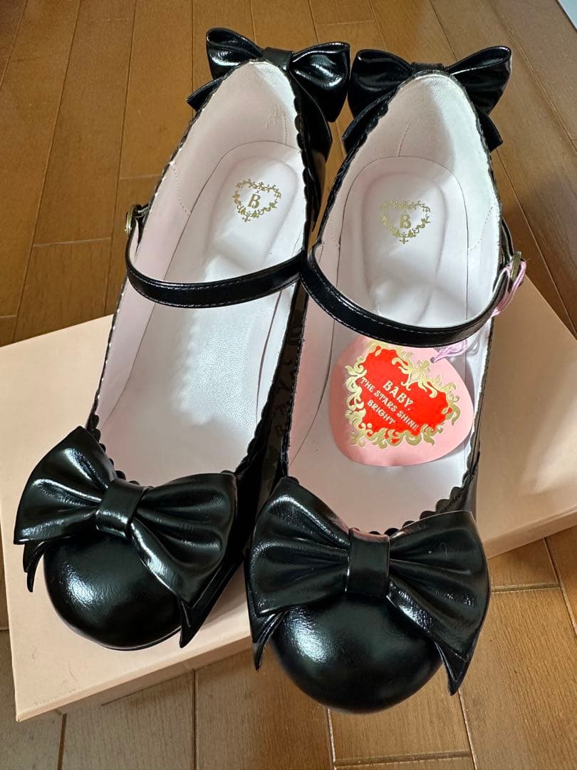 最終割引アンティークリボンシューズ