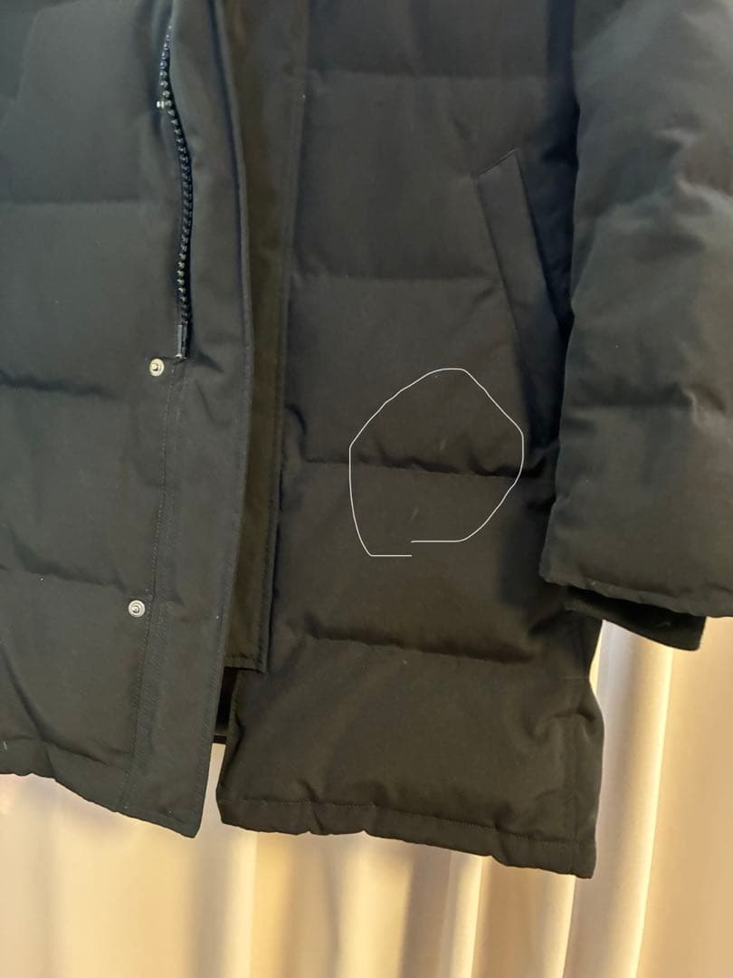 ダントン　ダウン　コート　ロング　M ブラック　リアルファー　ジャケット