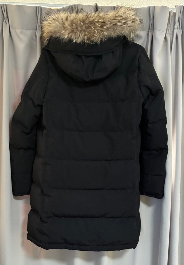 ダントン　ダウン　コート　ロング　M ブラック　リアルファー　ジャケット