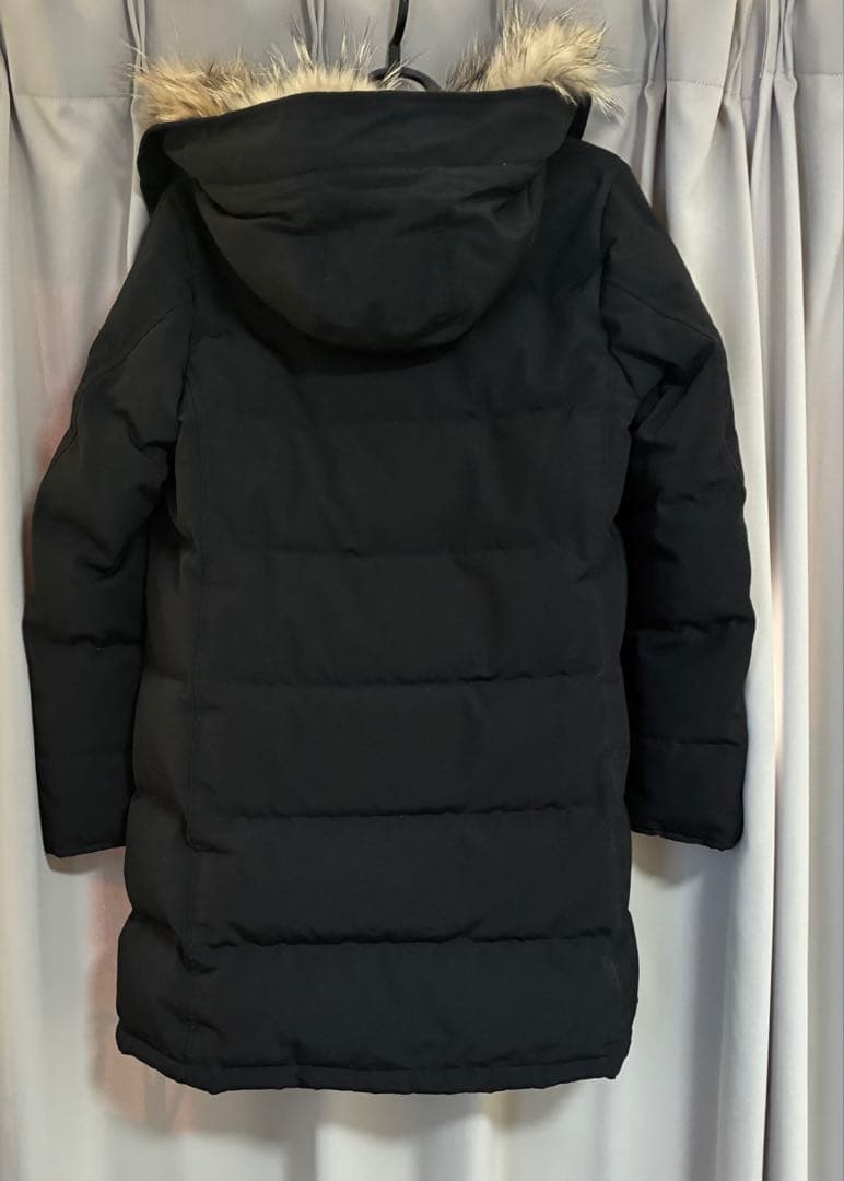 ダントン　ダウン　コート　ロング　M ブラック　リアルファー　ジャケット