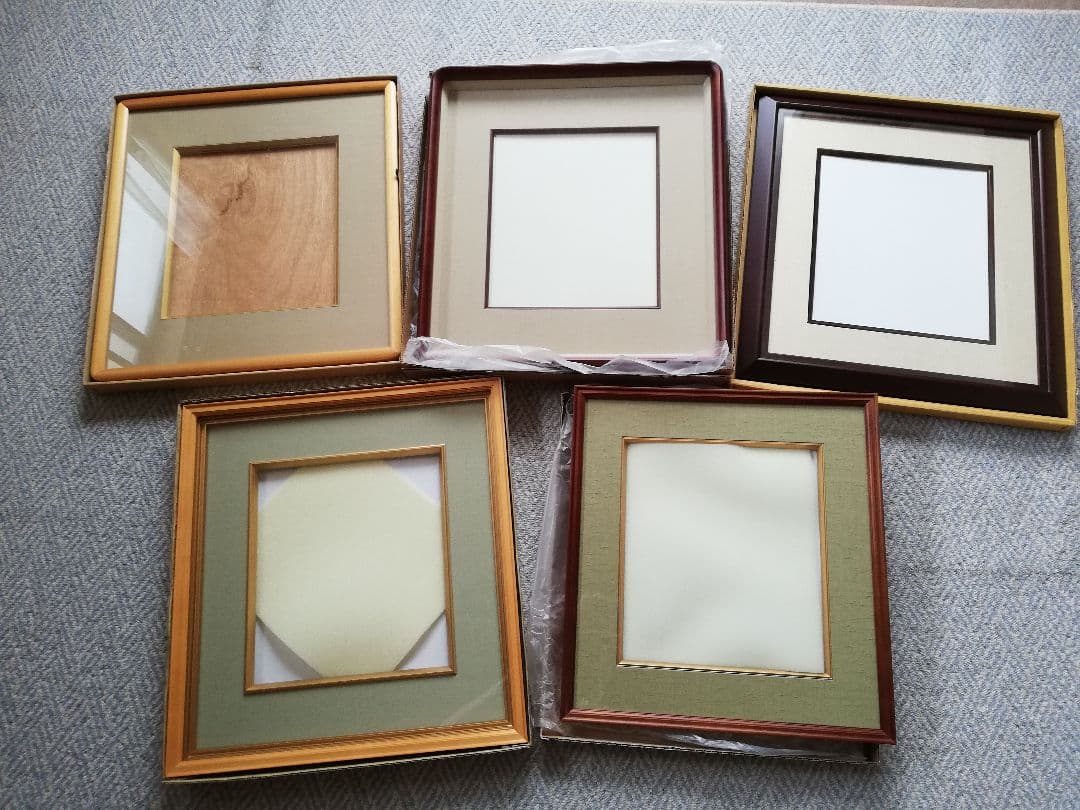 【まとめてお得】色紙額5個セット【未使用】➕おまけもうひとつ