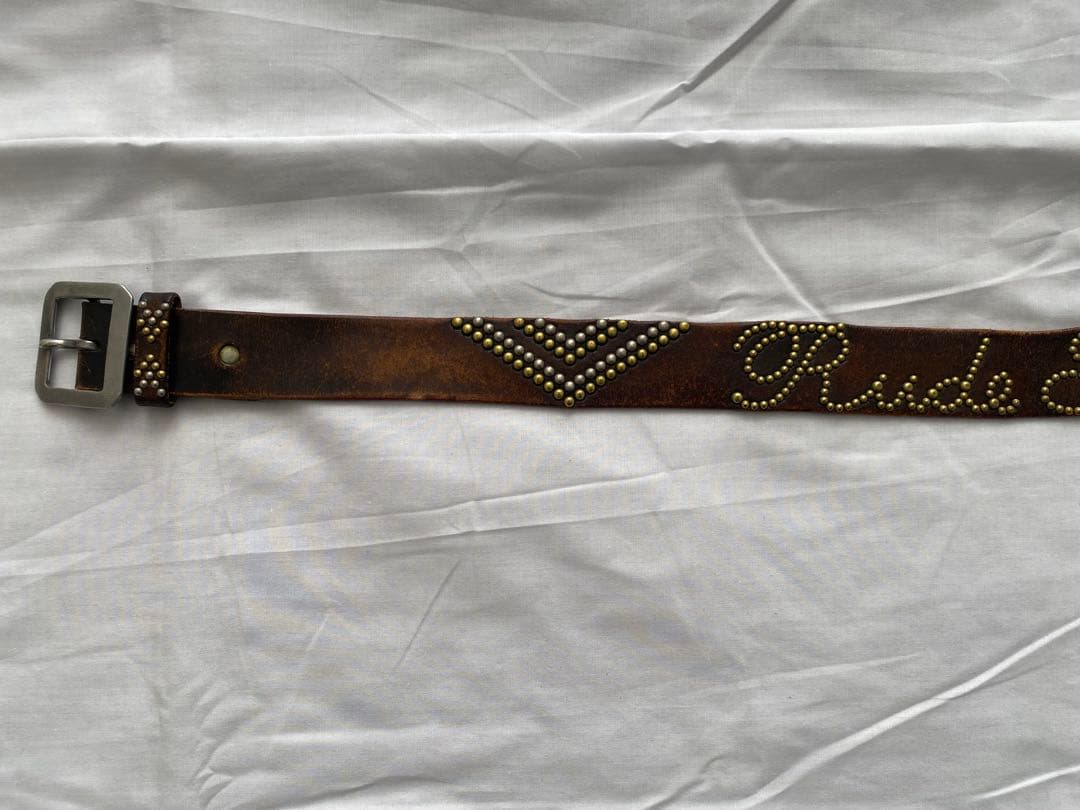 RUDE GALLERY×L JACKET スタッズベルト