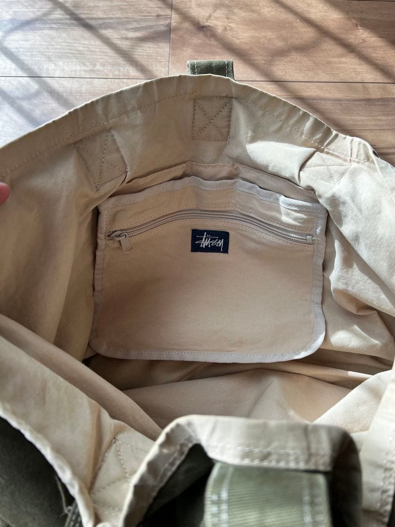 90s STUSSY × PORTER ファーストコラボ トートバッグ 紺タグ