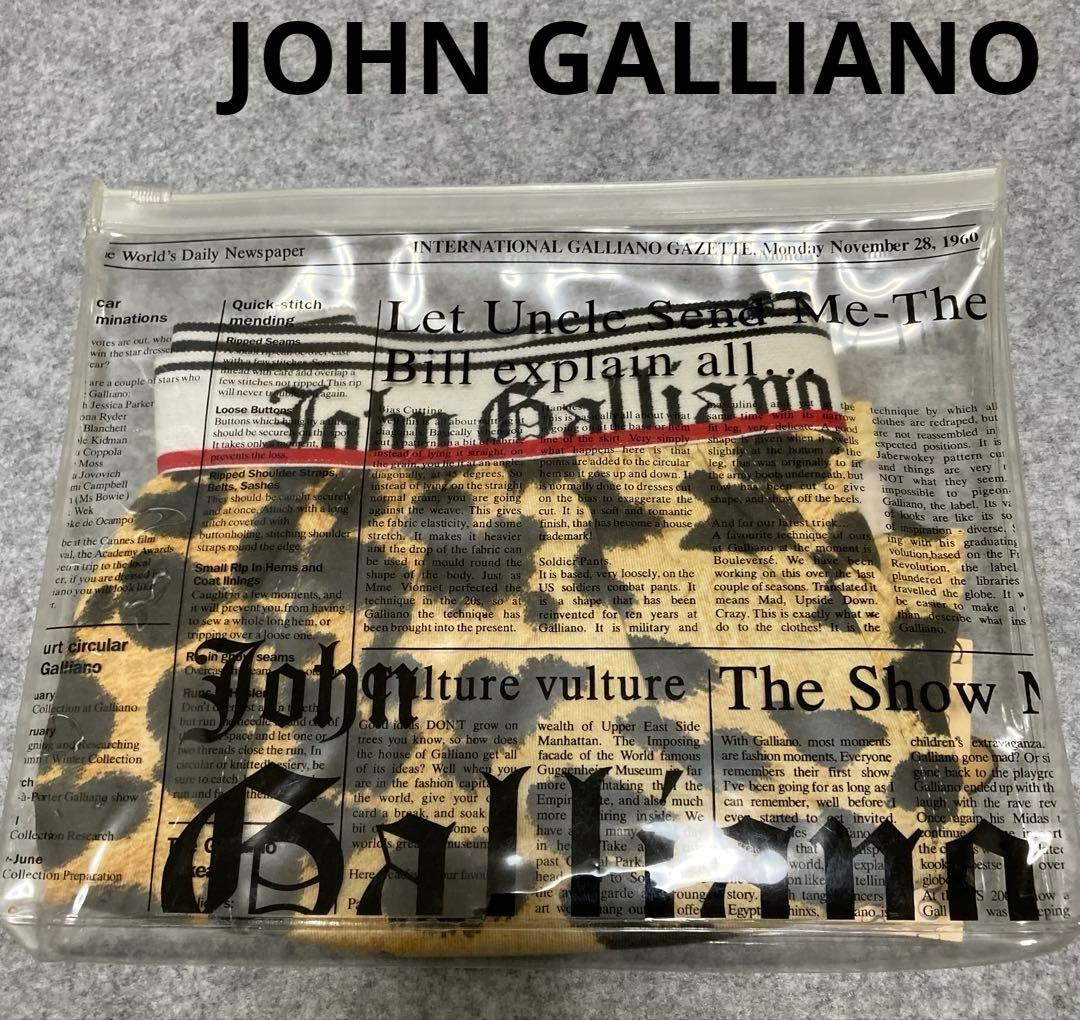 【未使用・希少】GALLIANO HOMME ボクサーパンツ レオパード柄 豹柄