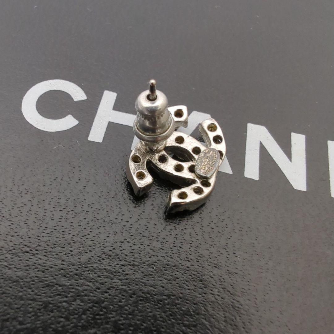 【正規品】CHANEL シャネル ココマーク ラインストーン ピアス 片方のみ
