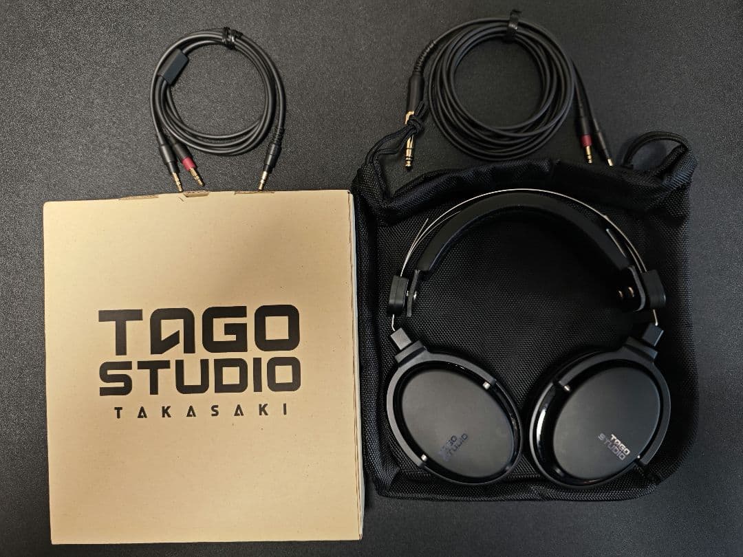 TAGO STUDIO 有線ヘッドホン ブラック