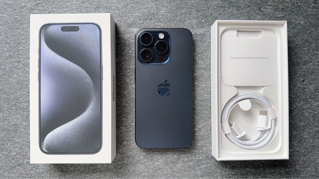 土日セール‼️Apple iPhone15Pro 256GB ブルーチタニウム