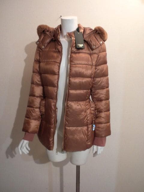 ◆お薦め！ガウディ◆綺麗キャメルブラウン！人気デザイン”エコダウンコート！42