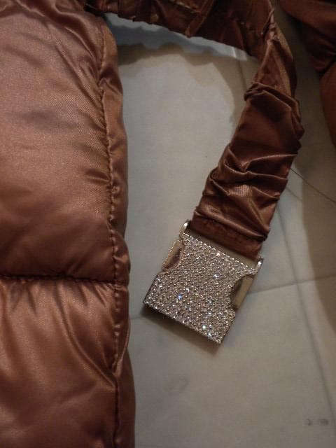 ◆お薦め！ガウディ◆綺麗キャメルブラウン！人気デザイン”エコダウンコート！42