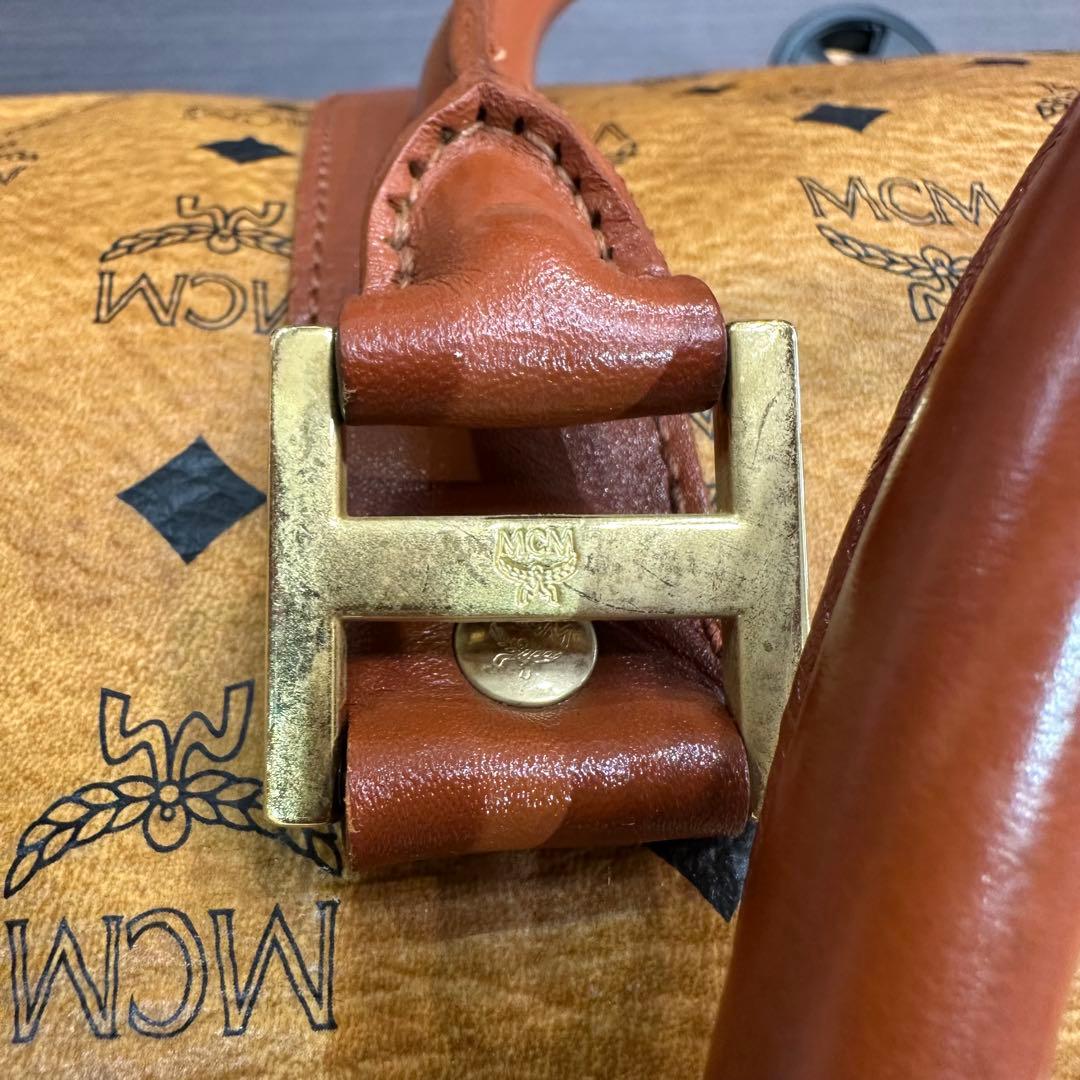 MCM エムシーエム ヴィセトス ボストンバッグ 幅50