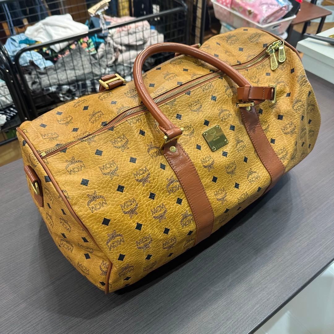 MCM エムシーエム ヴィセトス ボストンバッグ 幅50