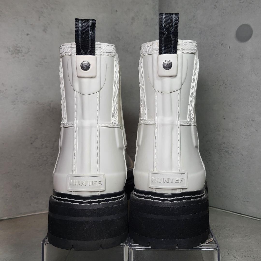 【HUNTER】サイドゴアレインブーツ　リファインド スティッチ ディテール