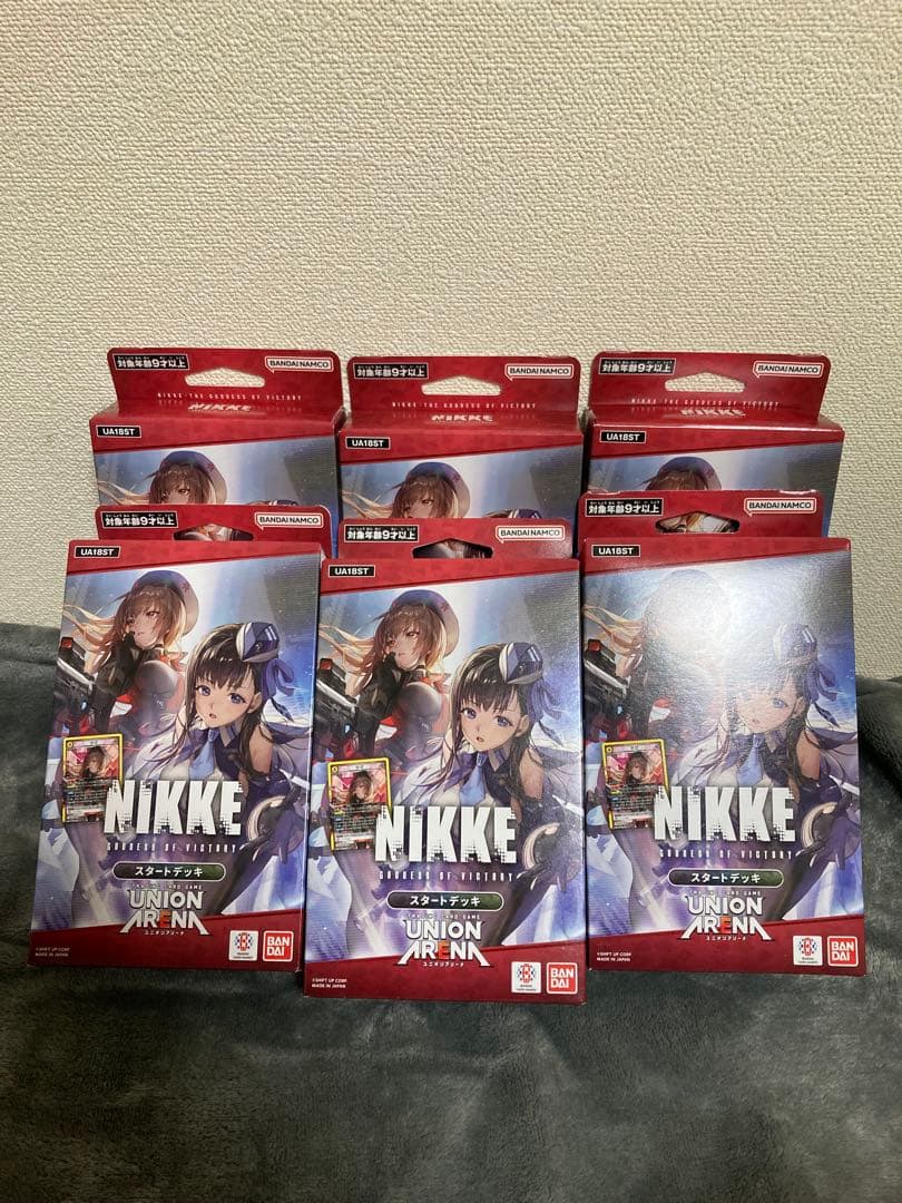 未開封　nikke スタートデッキ　ユニオンアリーナ　6個セット