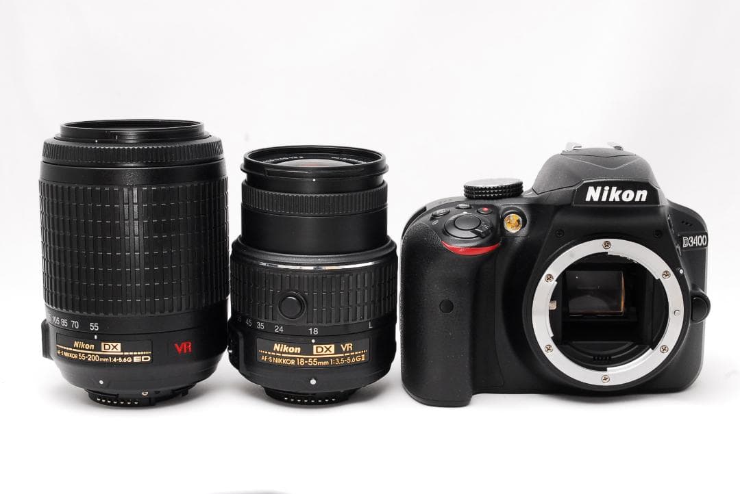 ✨️ Nikon D3400 ✨️ダブルレンズ Bluetooth搭載 一眼レフ