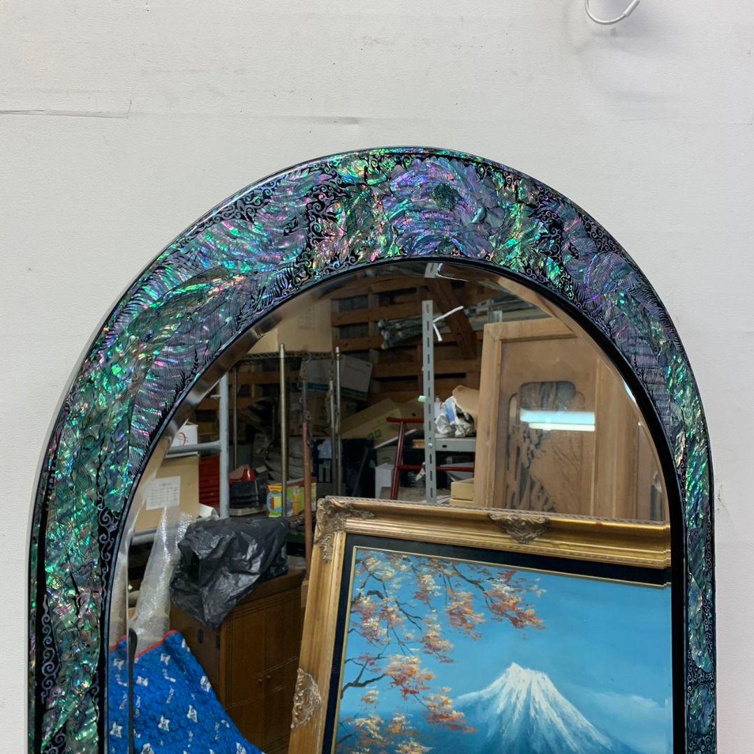 最高級 螺鈿 鏡台 細密 ドレッサー 高165.5cm