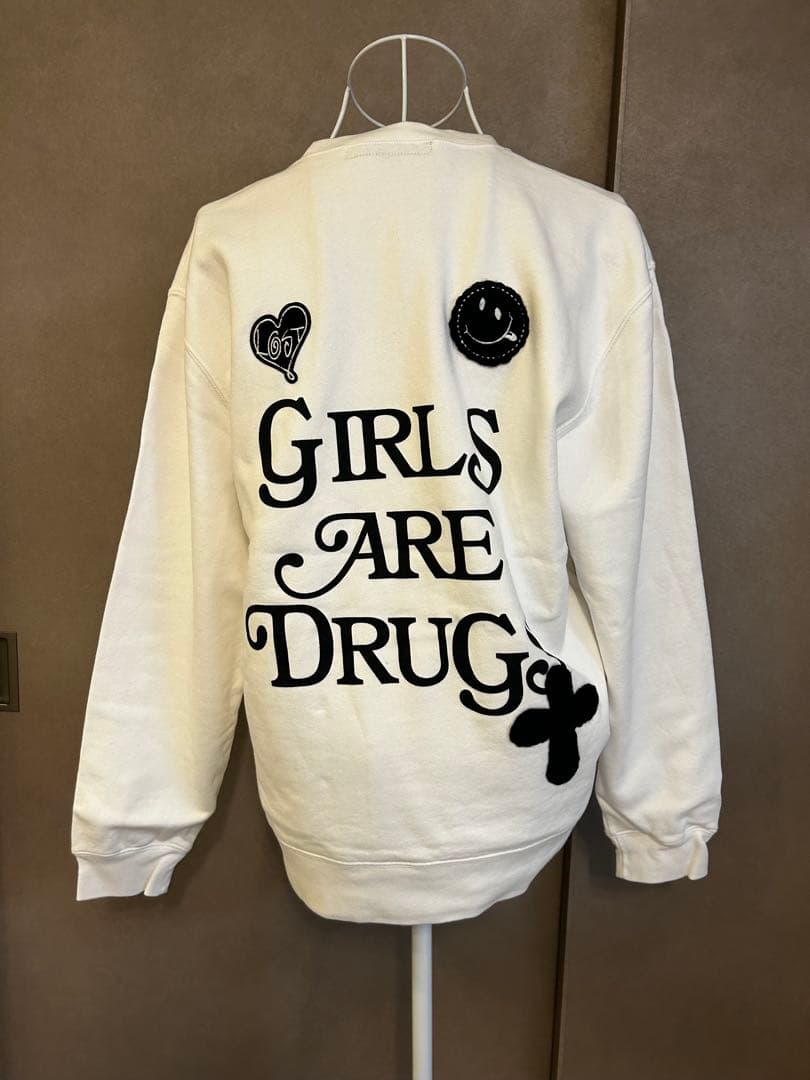 未使用級✨STUD MUFFIN ロゴ　トレーナー　ホワイト　M