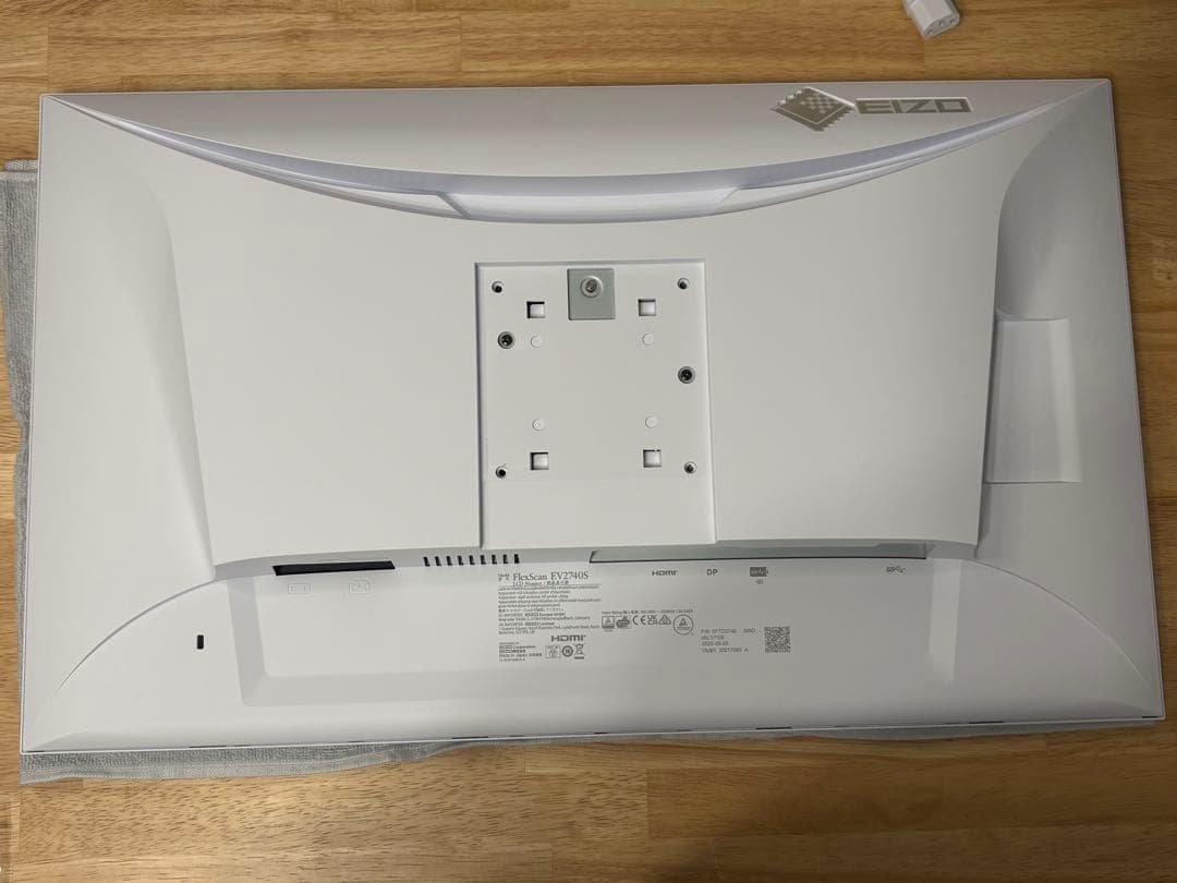 EIZO FlexScan EV2740S-WT 27.0型 4K