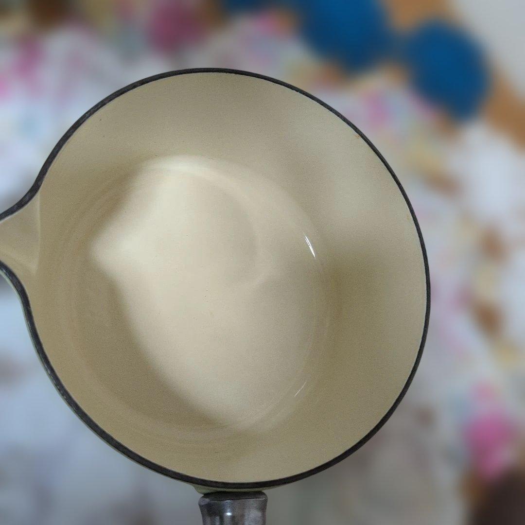 シャスール片手鍋　若草色　18cm