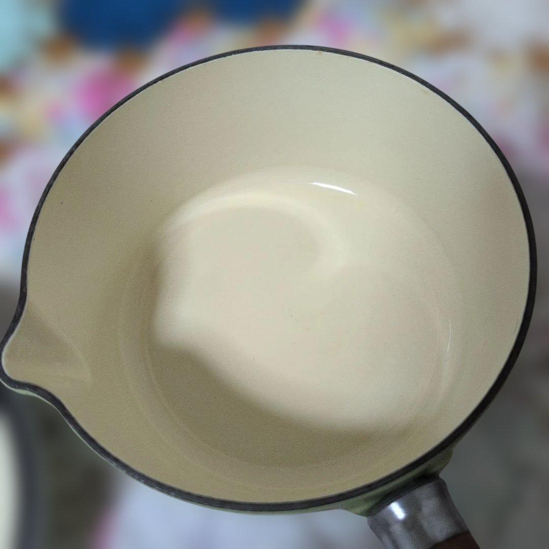 シャスール片手鍋　若草色　18cm