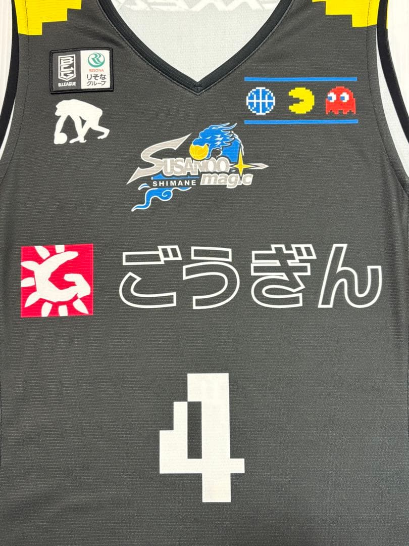 島根スサノオマジック ニック・ケイ 4 バスケットボール ユニフォーム L